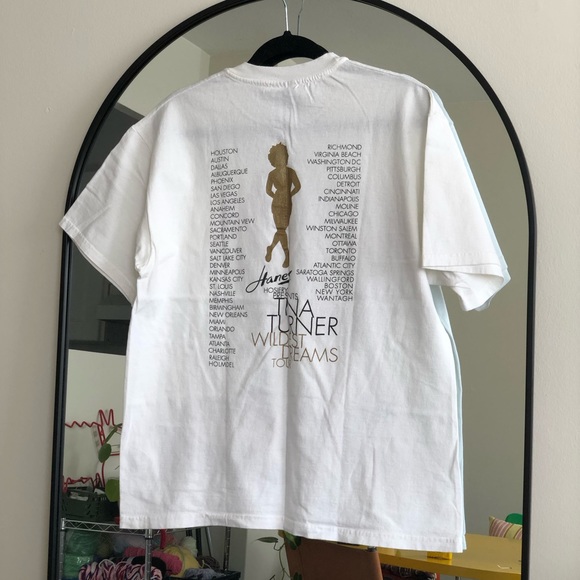 Rare Vintage 90s Tina Turner Wildest Dream Tour Hanes Tee - Picture 2 of 8
